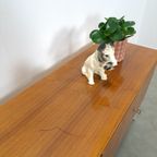 Fineer Dressoir Uit Zweden Met Wit Stalen Poten thumbnail 2