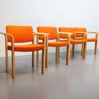 4 Vintage Stoelen Magnes Olesen thumbnail 2