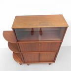 Vintage Vitrine, Secretaire Kast, Mahonie thumbnail 7