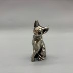 Zilveren Miniatuur Kat thumbnail 8
