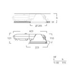 Fagerhult Pleiad G2 Compact 205  Downlighters Wit thumbnail 4