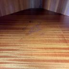 Vintage, Midcentury Hoekkast Houtfineer - Halfhoog Met Deur thumbnail 5
