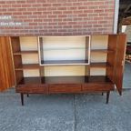 Pallisander Fineer Mid Century Vintage Highboard thumbnail 8