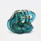 Large Mdina 'Blue Summer' Maltese Glass Sculpture 1980S thumbnail 9