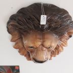 Italië Wandmasker Wand Masker Handgeschilderd Leeuw thumbnail 6
