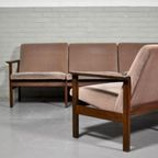 Vintage Deens Bankstel Set / Hoekbank thumbnail 9