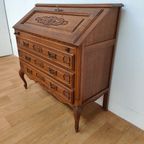 Vintage Secretaire Ladekast Landelijk Bureau Buro 014 thumbnail 10