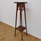 Vintage Bijzettafeltje Plantentafeltje Tafeltje Tafel Pied De Stalle 802 thumbnail 13