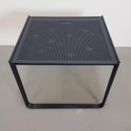 Vintage Zwart Metaal Bijzettafel Mimi Set Nesting Tables '80 thumbnail 15