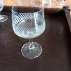 Mooi Glasservies, Met Subtiel Geslepen Motief. thumbnail 15