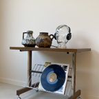 Houten Trolley Mer Rvs Details En Lectuur Gedeelte Onderin thumbnail 8