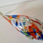 Grote Vintage Glazen Vis Murano thumbnail 9