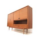 Groot Vintage Highboard Dressoir / Wandmeubel Van Teakhout Uit De Jaren ’60 thumbnail 2