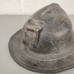 Antieke Lederen Mijnwerkershelm thumbnail 3