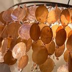 Capiz Hanglamp Vintage Schelpen Schelp Lamp thumbnail 3