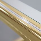 Mooie Vintage Hollywood Regency Design Bijzet/ Salontafel Met Een Glazen Blad thumbnail 6