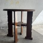 Brutalist Round Side Table thumbnail 6