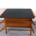Zeldzaam Wim Den Boon (attrib) Modernistische Side Table Wandmeubel thumbnail 9