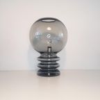 Vintage Bulb Moon Glazen Tafellamp Van Glashutte Limburg thumbnail 5