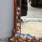 Carved Mirror In The Baroque Style. thumbnail 2