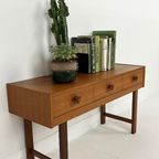 Zweeds Vintage Teak Fineren Ladekast Feres thumbnail 11