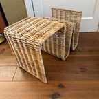 Rotan Lectuurbak - Bijzettafel - Krantenbak - Salontafel thumbnail 3
