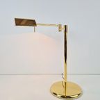 Regency Egoluce Tafellamp Messing Verstelbaar Brass Italy 70 thumbnail 9