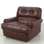 2 Lederen Fauteuils Met Hocker 69225 thumbnail 4