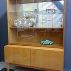 Jitona Blond Wood Showcase Cabinet1960S By Bohumil Landsman thumbnail 2