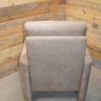 Moderne Fauteuil Taupe Licht Bruin thumbnail 4