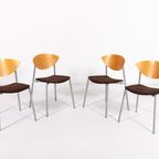 Danish Design Set Of 4 ‘must’ Chairs By Søren Nielsen & Thore Lassen For Randers+radius thumbnail 2