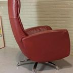 Vintage Leren Recliner Fauteuil thumbnail 8