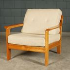 Vintage Deense Fauteuil – Notenhout – Jaren 60 thumbnail 6
