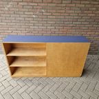 Vintage Schoolkast Room Divider Boekenkast thumbnail 4