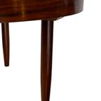 Vintage Houten Ronde Salontafel Jaren 60 Design thumbnail 19