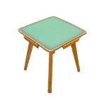 Houten Bijzettafel Met Keramiek Nr 19, Vintage Plantentafel thumbnail 2