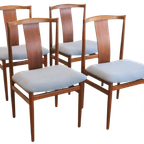 Set 4 Eetkamerstoelen Henning Sorensen Voor Danex 'vordingborg' thumbnail 15