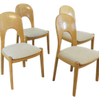 4x Licht Eiken Niels Koefoed Deense Stoelen Morten 'vordingborg' thumbnail 7