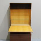 Vintage Boekenkast, Wandkast, Highboard - Tweedelig, Jaren '60 | 01330 thumbnail 5