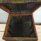 Rieten/Rotan Opbergmand Met Sluiting thumbnail 5