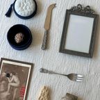 Set Of 6 Vintage Silver Plated Cake Forks thumbnail 6