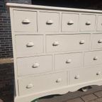 Wit Grenen Ladekast Commode 13 Lades thumbnail 3