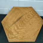 Vintage Hexagon 'boomstam Bijzettafel' thumbnail 3