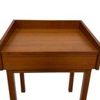 Vintage Teakhouten Bijzettafel Nachtkastje 60's Teak thumbnail 7