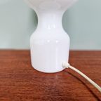 Tahiti-Lamp In Witte Opaline, Philips, 1960 thumbnail 11