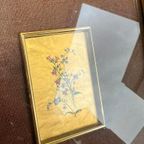 Set Van 2 Vintage 'Gouden' Mini Kadertjes Met Bladgoud thumbnail 7