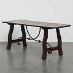 Geweldige Originele 18e-eeuwse Antieke Spaanse Side Table Met Een Prachtig Patina thumbnail 2