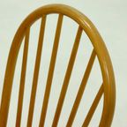 Set Of 4 Scandinavian Spindle Back Dining Chairs In Style Of Akerblom 1960s thumbnail 8
