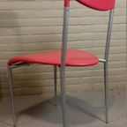 Set Van 2 Vintage Design Italiaans Stoelen Eetkamerstoelen thumbnail 5