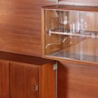 Vintage Scandinavische Teakhouten Wandkast thumbnail 13